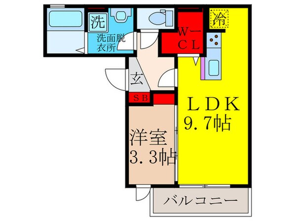 仮)Ｄ－ｒｏｏｍ川岸町Ⅱの物件間取画像